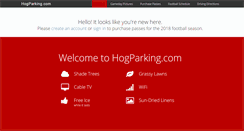 Desktop Screenshot of hogparking.com